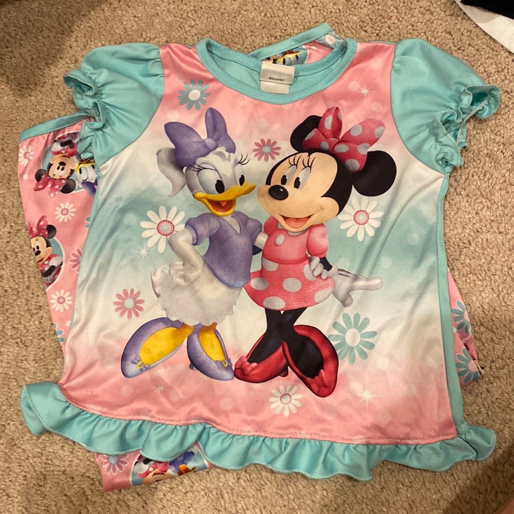 4T Satin Girl’s PJ Set